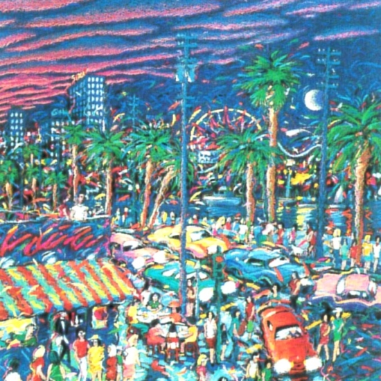 ジェームス・タルマージの絵画作品　タイトルは、ボードウォーク